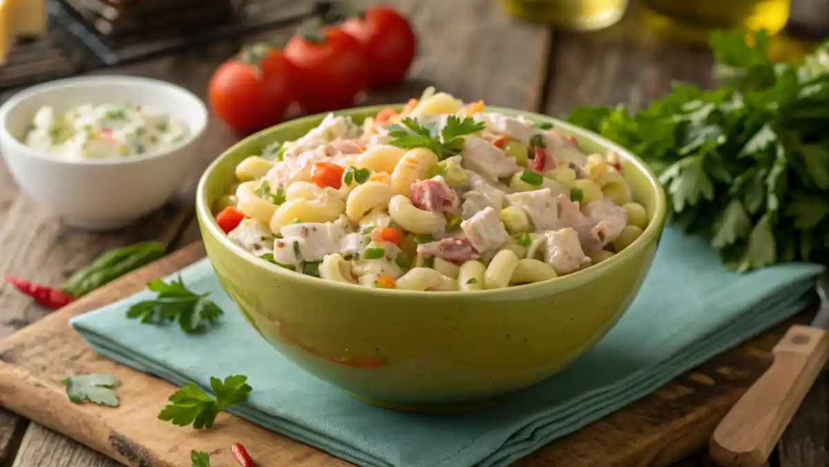 Tuna Macaroni Salad Bowl