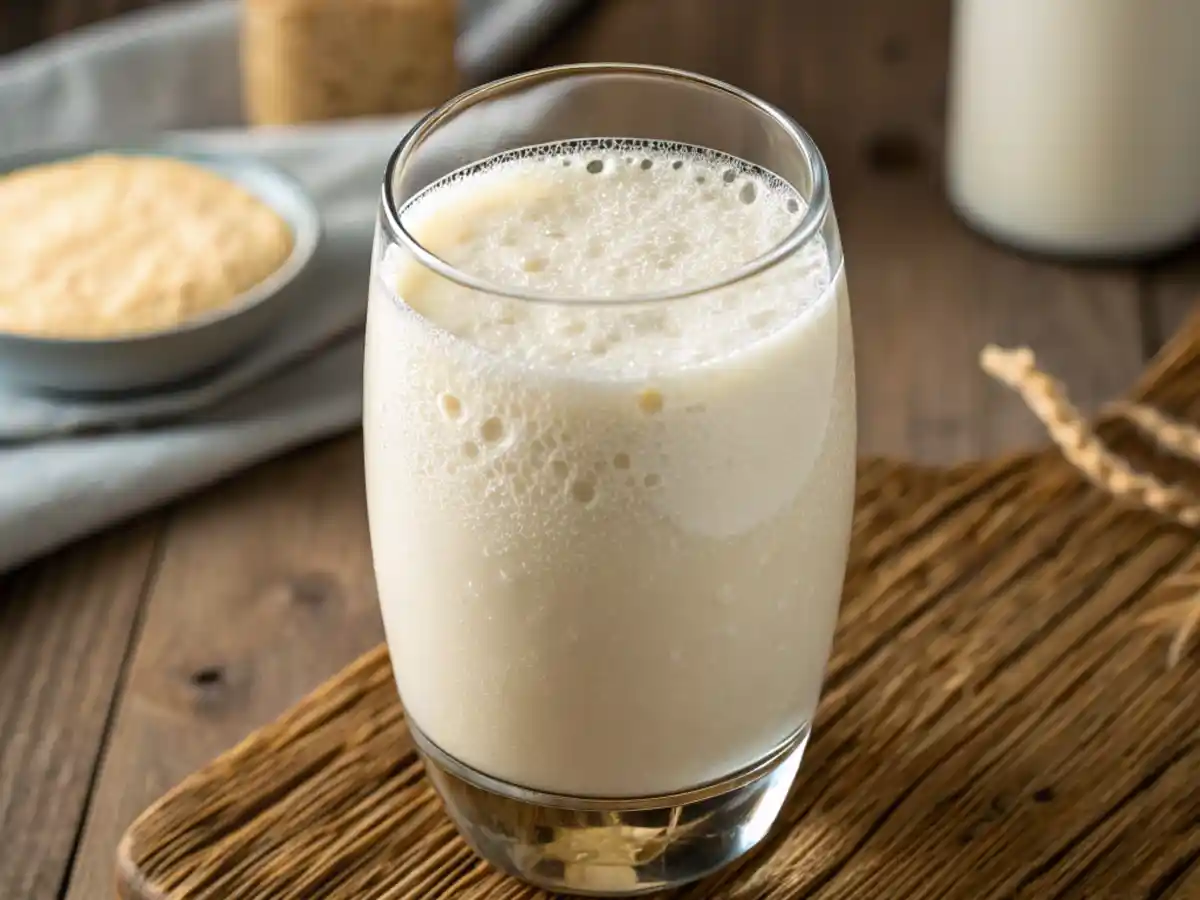 What does kefir taste like in a glass