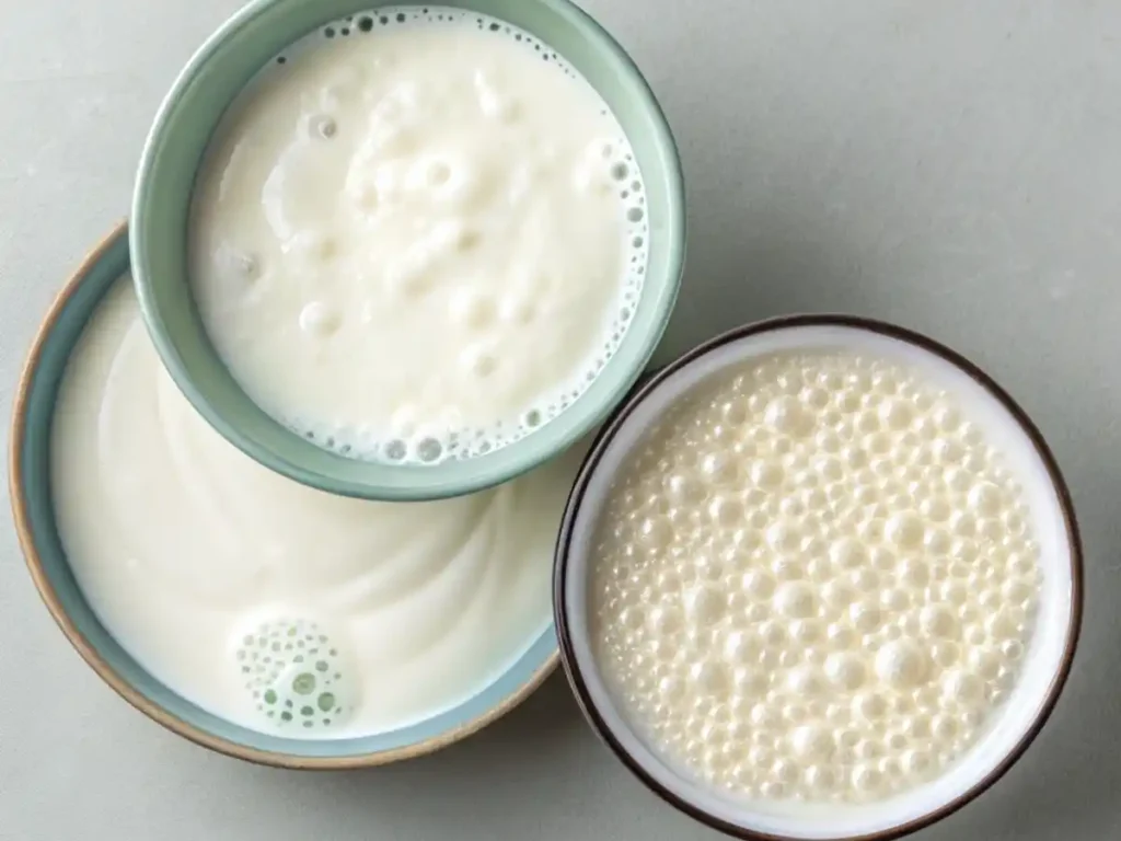 Kefir taste comparison with yogurt